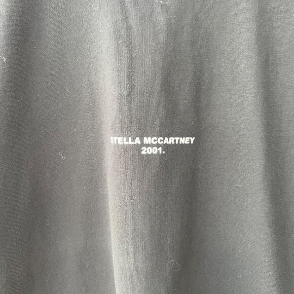 Stella McCartney 2001 Logo print Tshirt, Black, Size 40 J163 - Picture 5 of 11